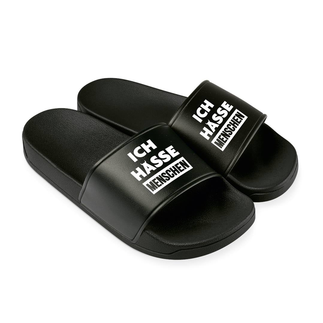 Badeschuhe - Ich hasse Menschen