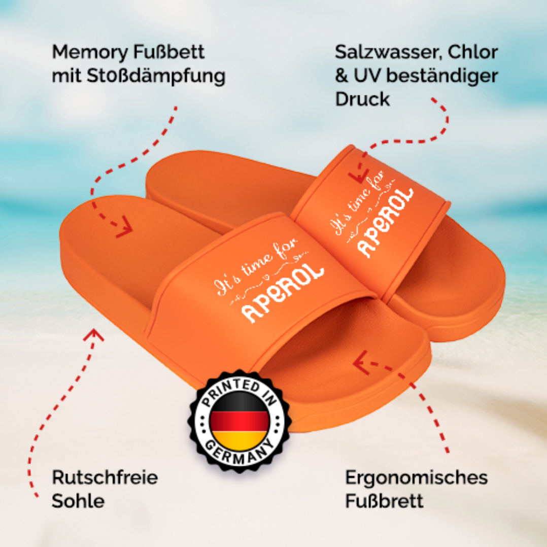 Badeschuhe - It's time for Aperol