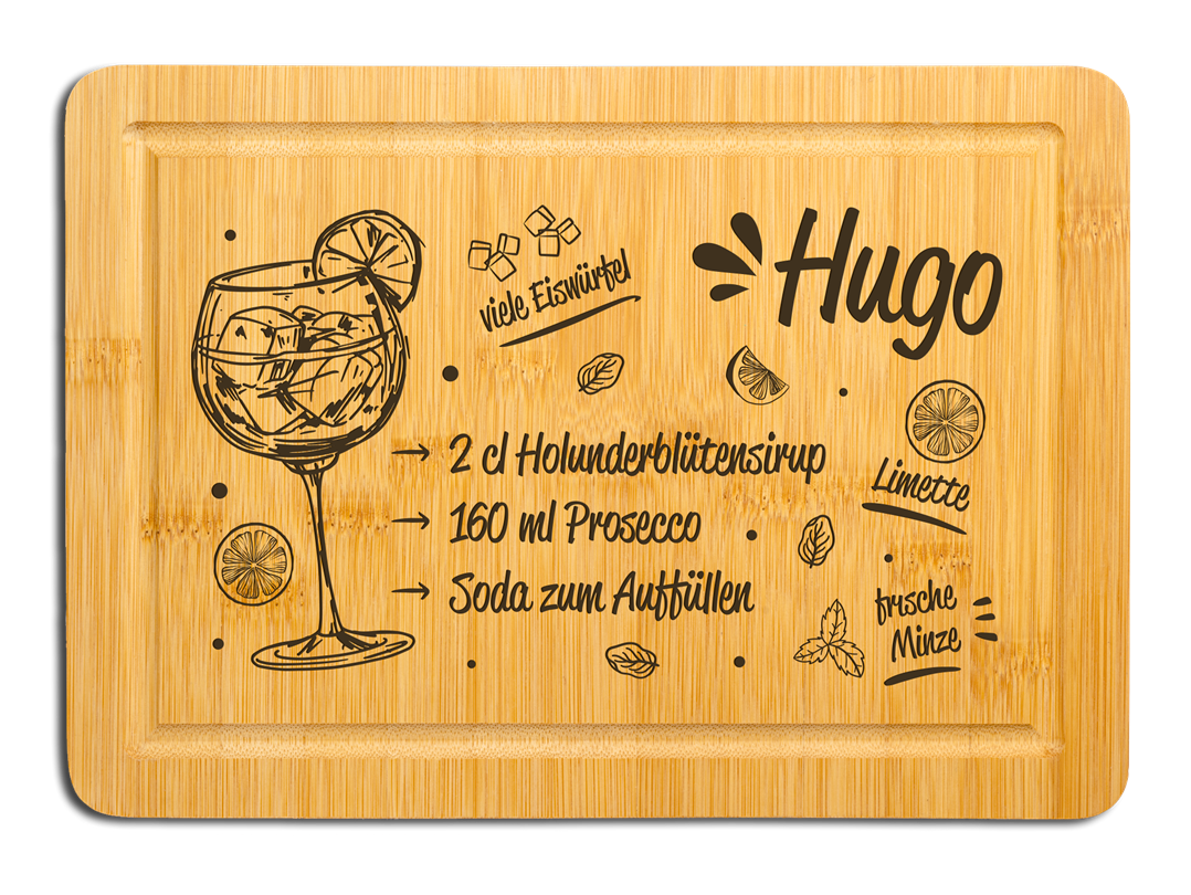 Bambus Schneidebrett - Hugo (Rezept)
