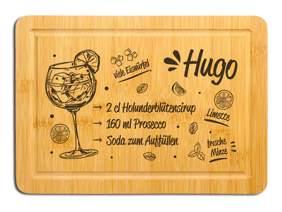 Bambus Schneidebrett - Hugo (Rezept)