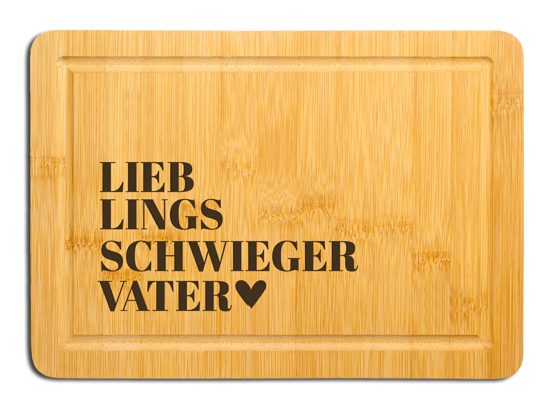 Bambus Schneidebrett - Lieblingsschwiegervater