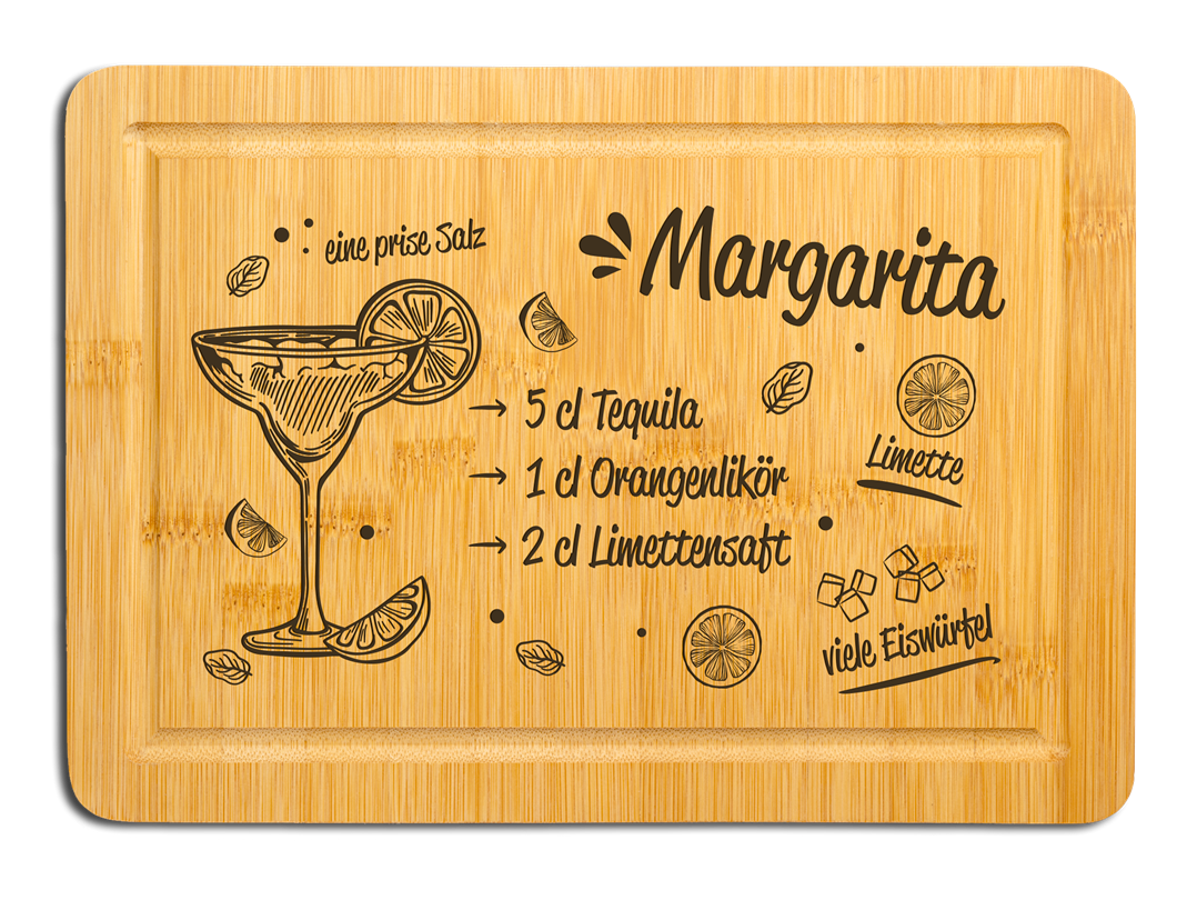 Bambus Schneidebrett - Margarita (Rezept)
