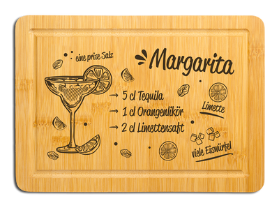 Bambus Schneidebrett - Margarita (Rezept)