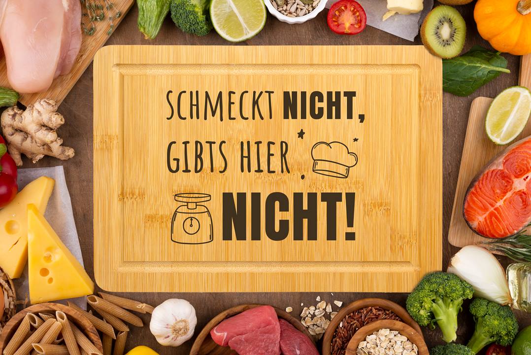 Bambus Schneidebrett - Schmeckt nicht, gibts hier nicht!