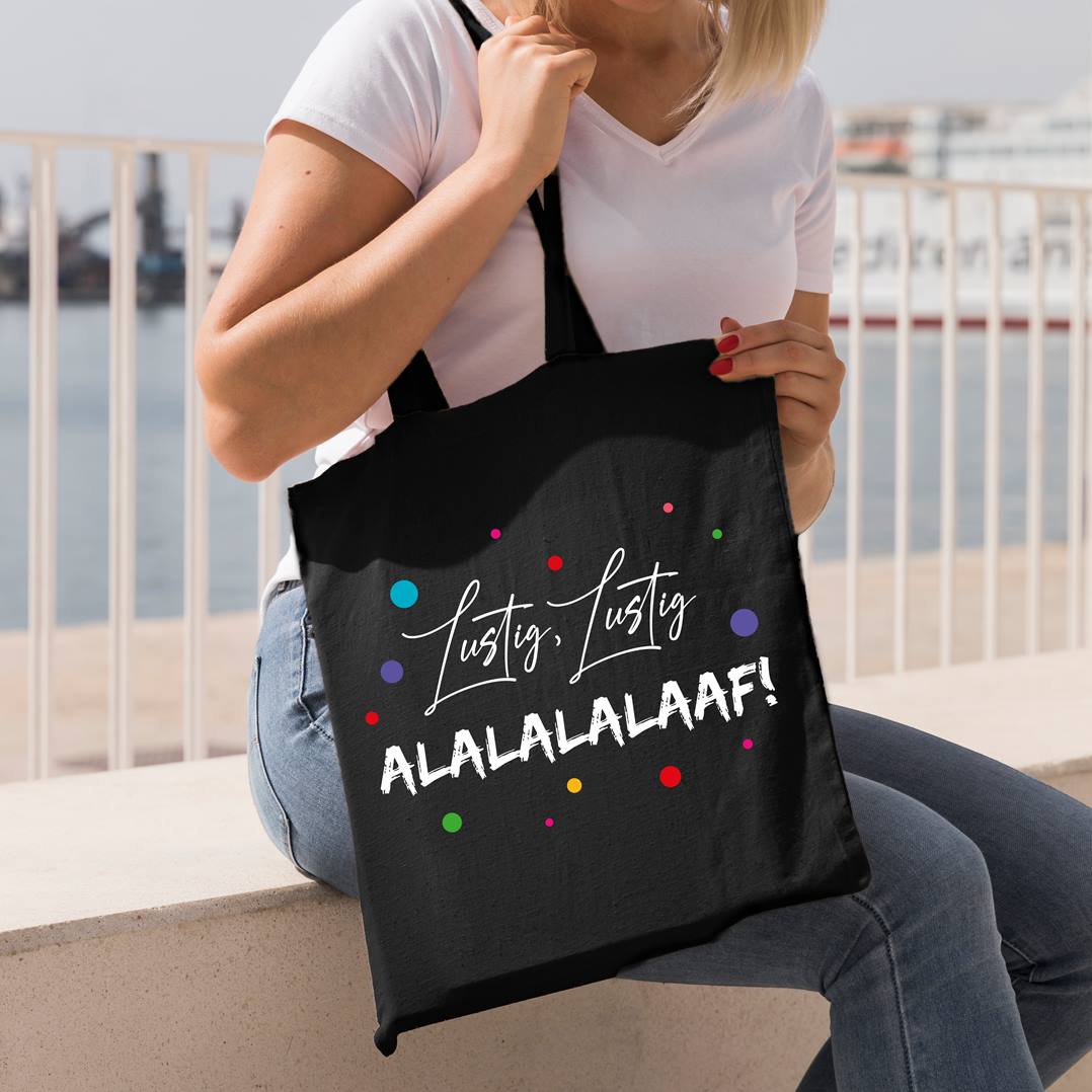 Baumwolltasche - Lustig, Lustig, Alalalalaaf!