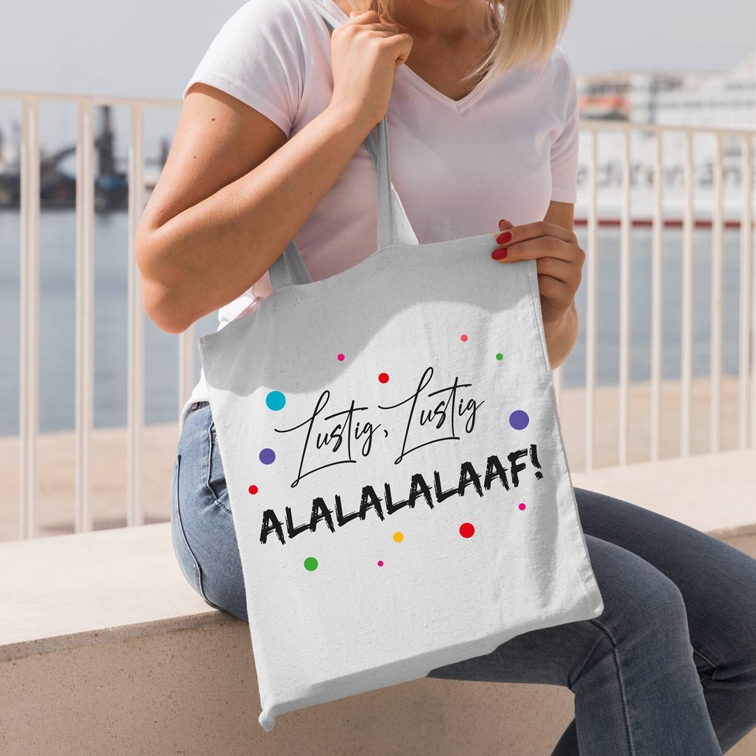 Baumwolltasche - Lustig, Lustig, Alalalalaaf!