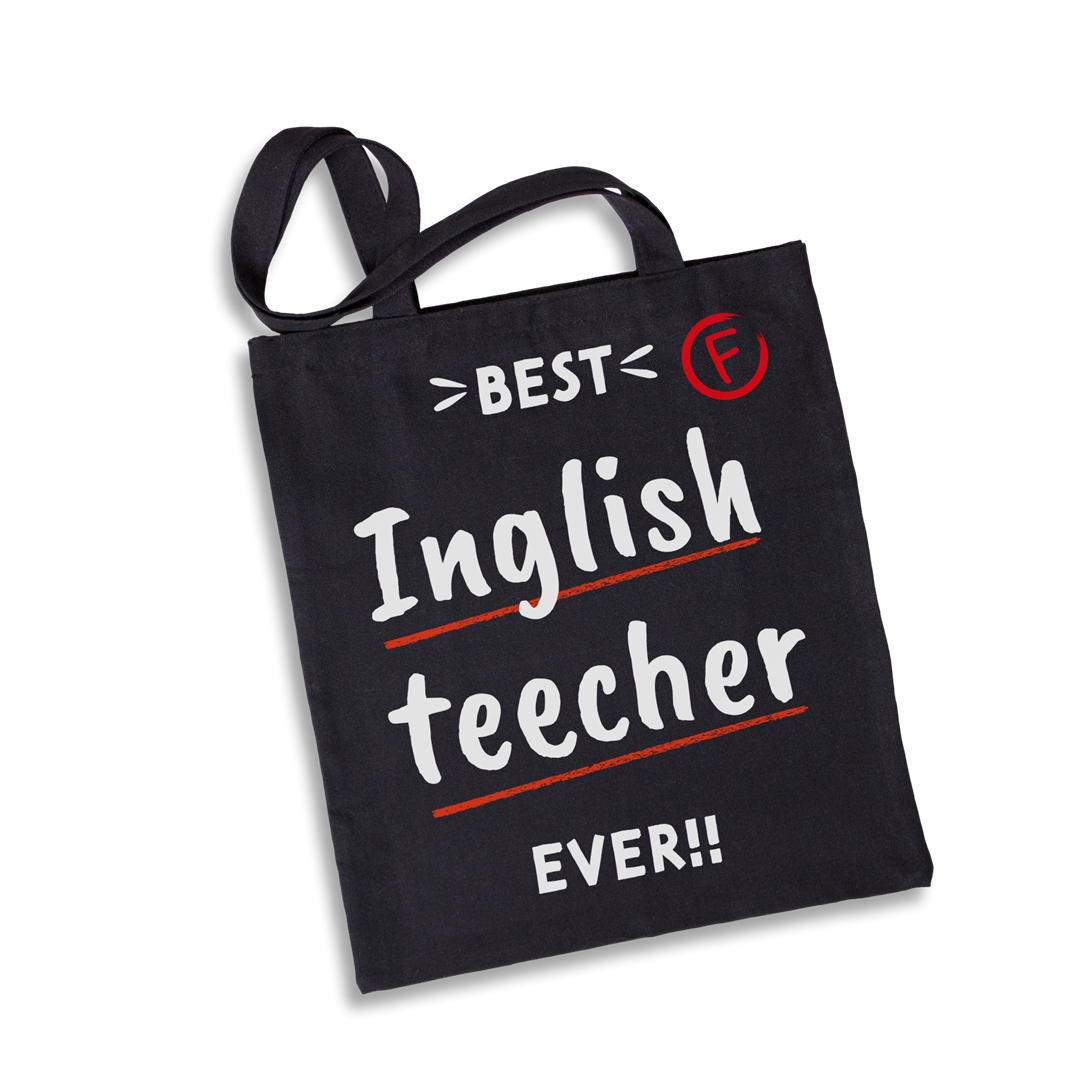 Baumwolltasche - Best Inglish teecher ever!