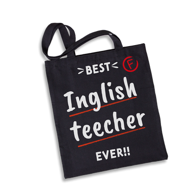 Baumwolltasche - Best Inglish teecher ever!