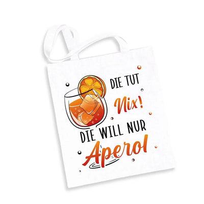 Bild: Baumwolltasche - Die tut nix! Die will nur Aperol. Geschenkidee