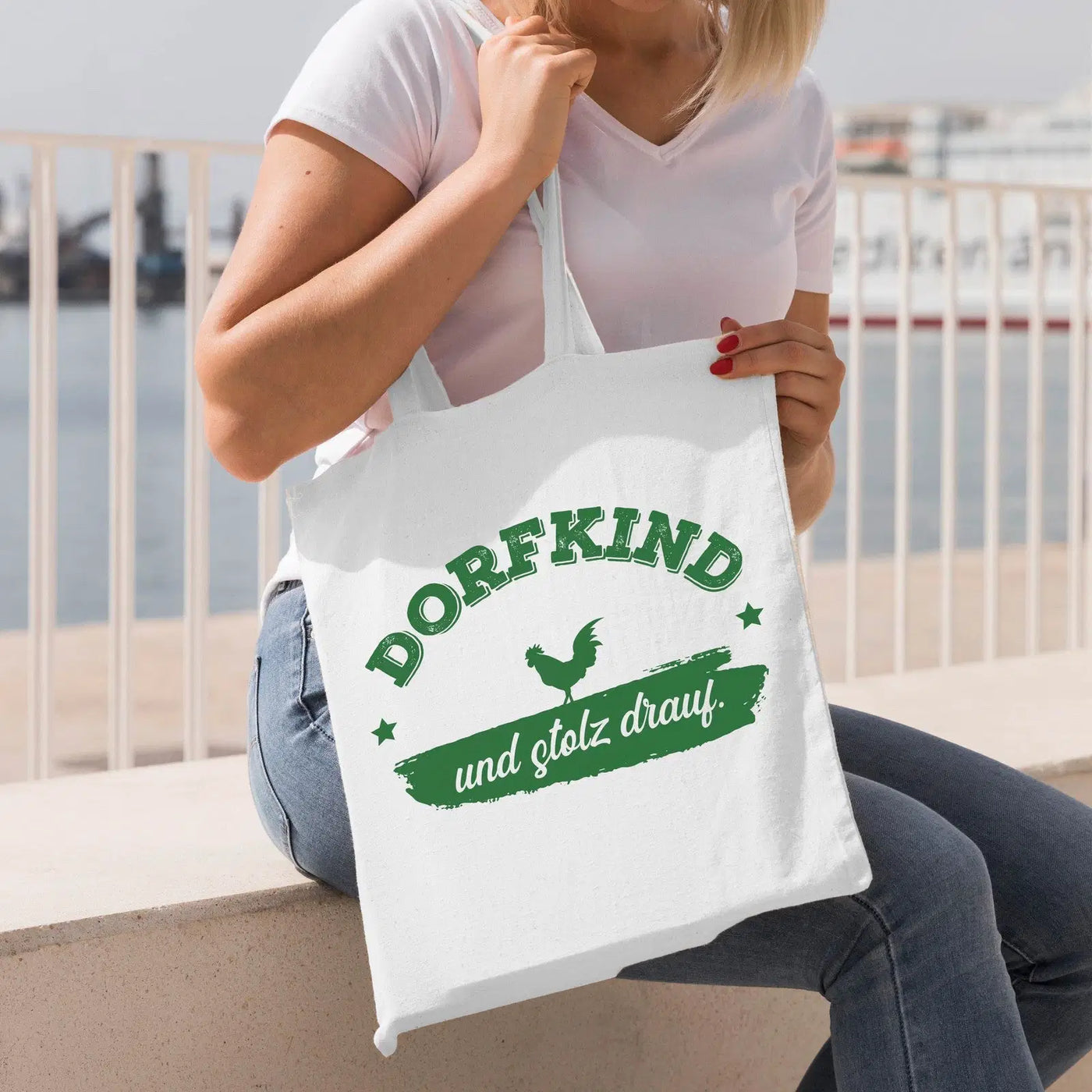 Bild: Baumwolltasche - Dorfkind und stolz drauf. Geschenkidee