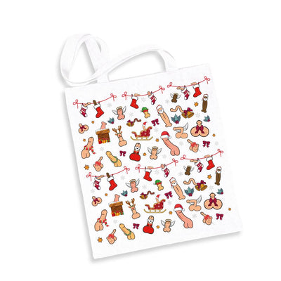Baumwolltasche - Weihnachten - Penis - Pimmel