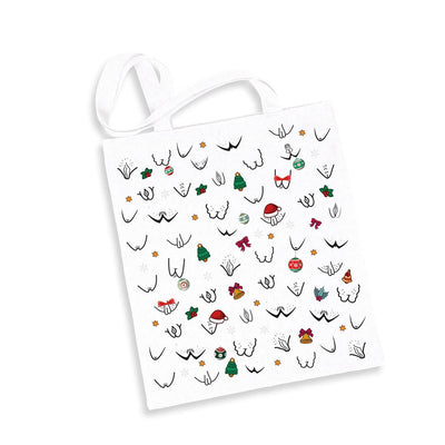 Baumwolltasche - Weihnachten - Vulva - Yoni