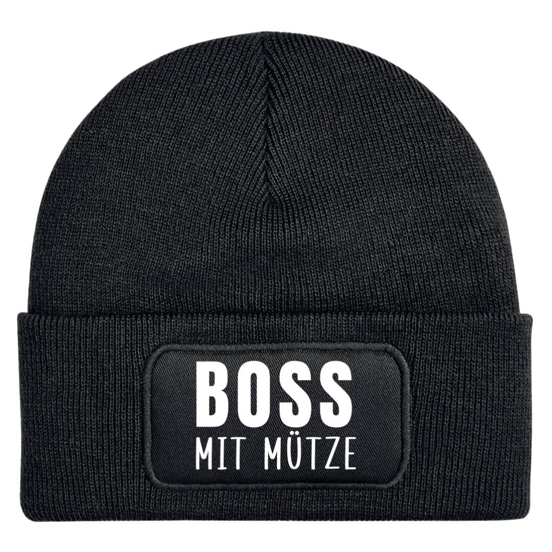 Beanie Mütze - Boss mit Mütze