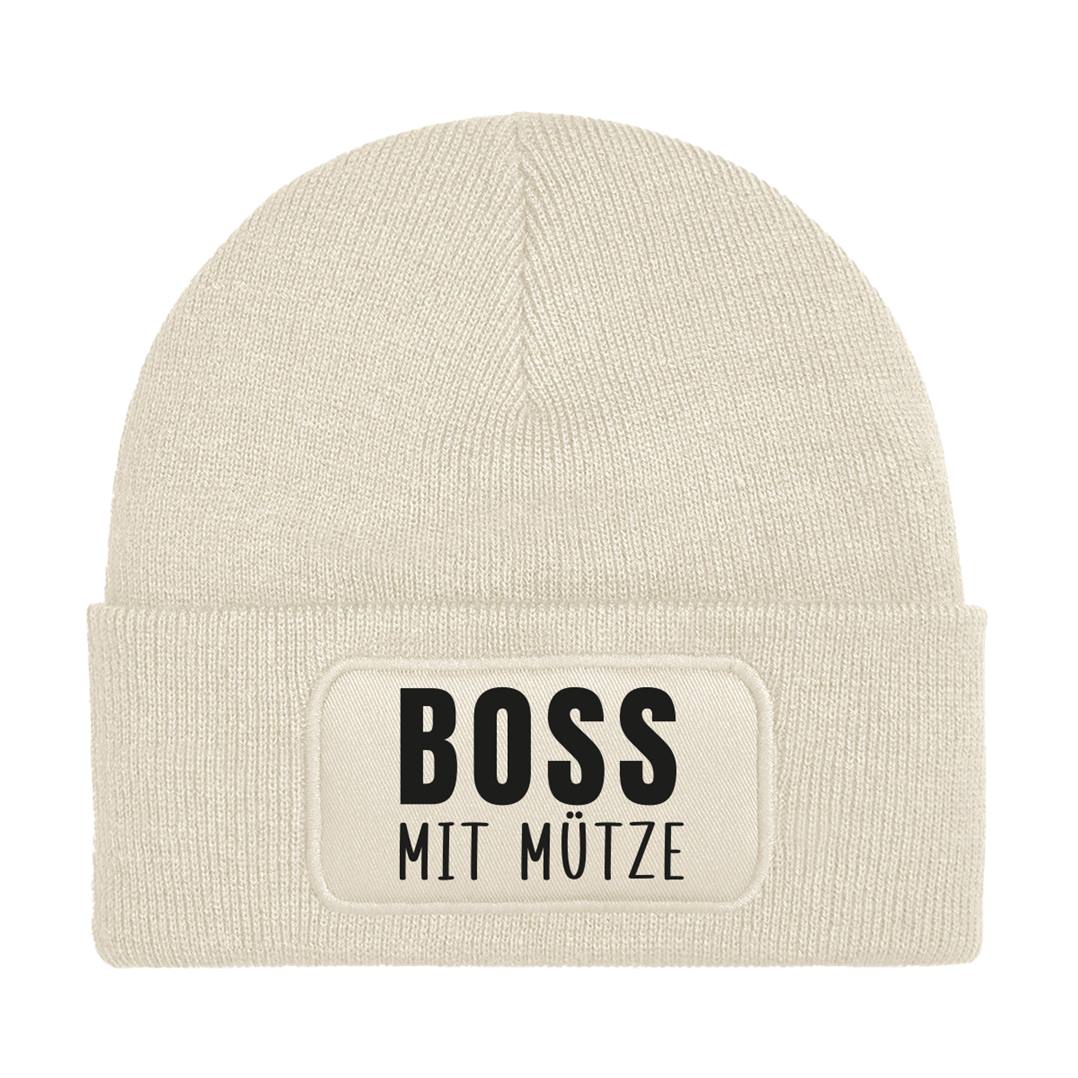 Beanie Mütze - Boss mit Mütze