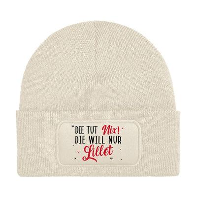 Beanie Mütze - Die tut nix! Die will nur Lillet.
