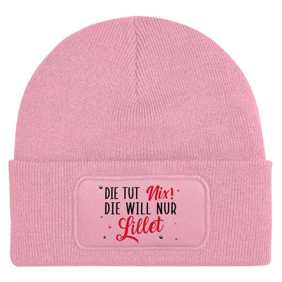 Beanie Mütze - Die tut nix! Die will nur Lillet.