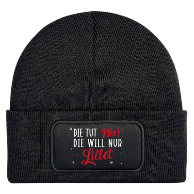 Beanie Mütze - Die tut nix! Die will nur Lillet.