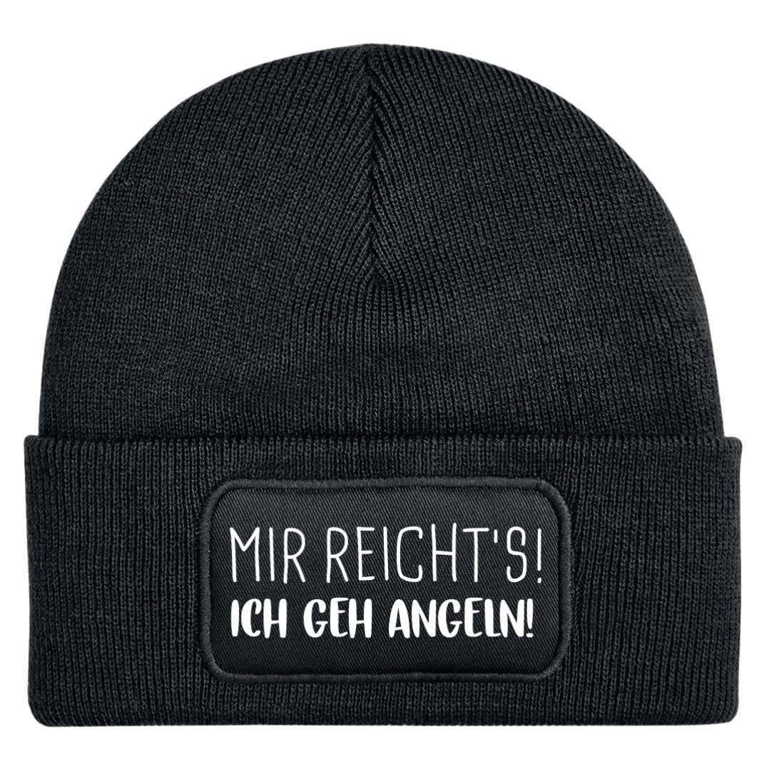 Beanie Mütze - Mir reicht's! Ich geh angeln!