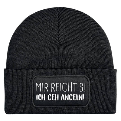 Beanie Mütze - Mir reicht's! Ich geh angeln!