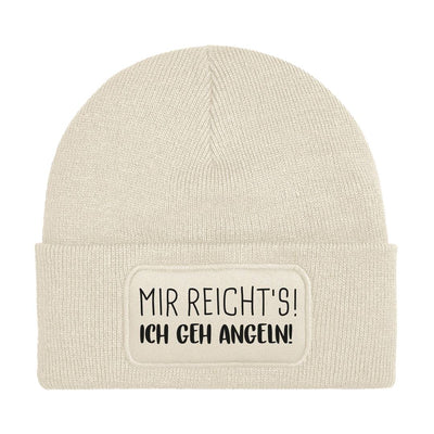 Beanie Mütze - Mir reicht's! Ich geh angeln!