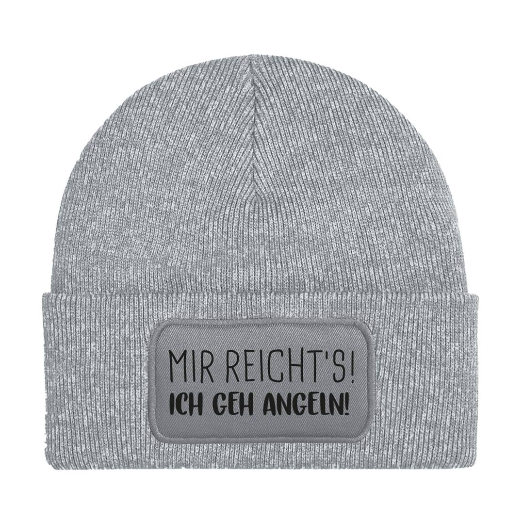 Beanie Mütze - Mir reicht's! Ich geh angeln!