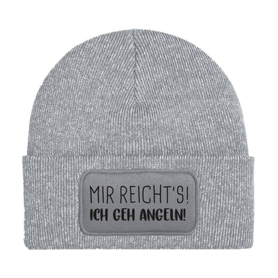 Beanie Mütze - Mir reicht's! Ich geh angeln!