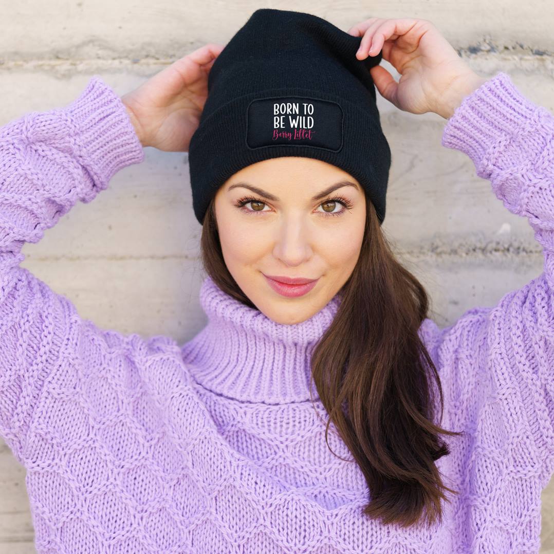 Beanie Mütze - Born to be Wildberry Lillet