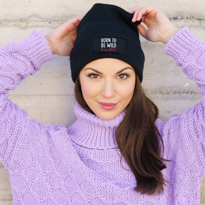 Beanie Mütze - Born to be Wildberry Lillet
