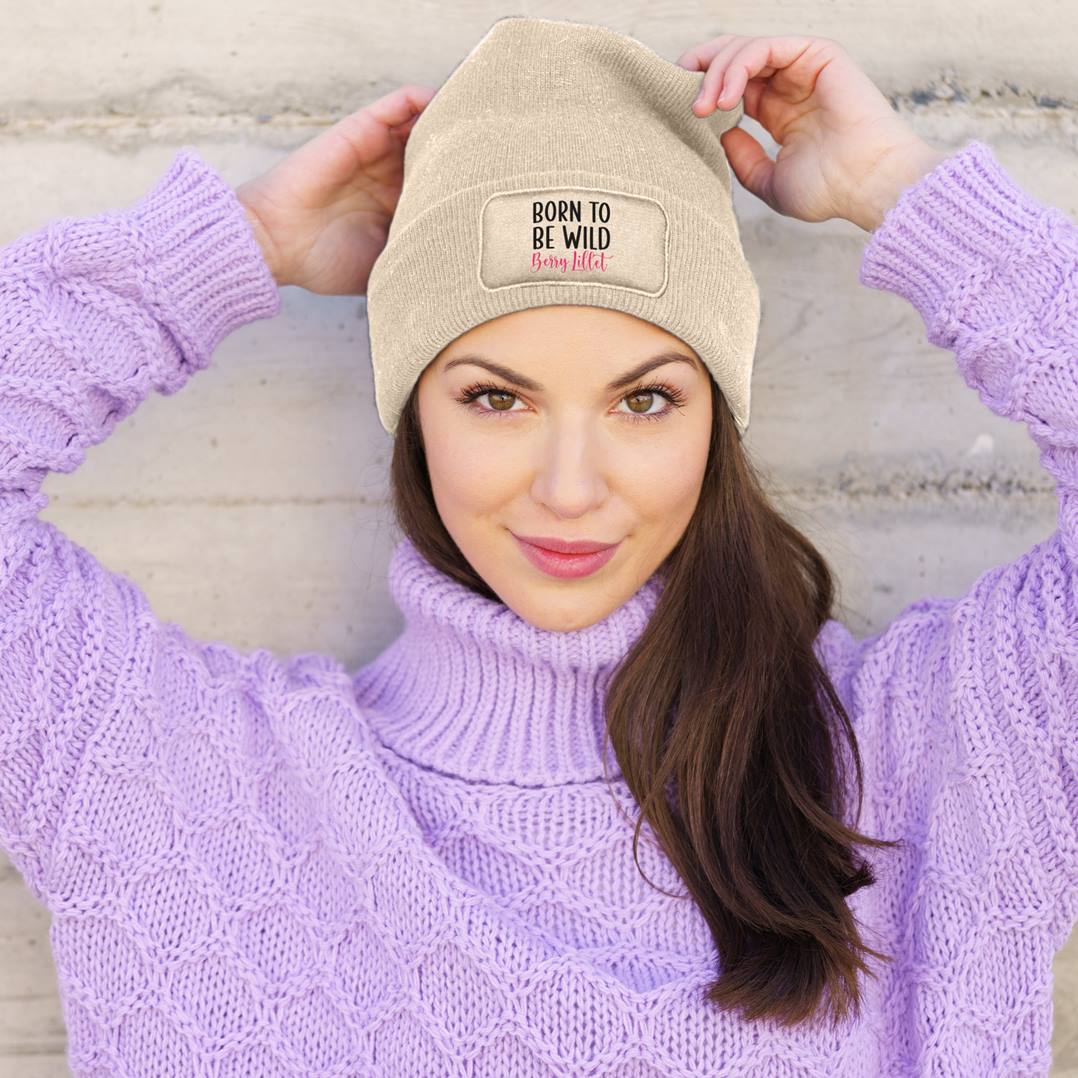 Beanie Mütze - Born to be Wildberry Lillet