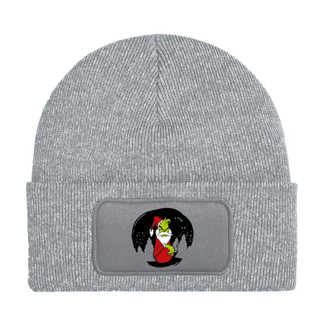 Bild: Beanie Mütze - Grinch Geschenkidee