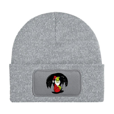Bild: Beanie Mütze - Grinch Geschenkidee