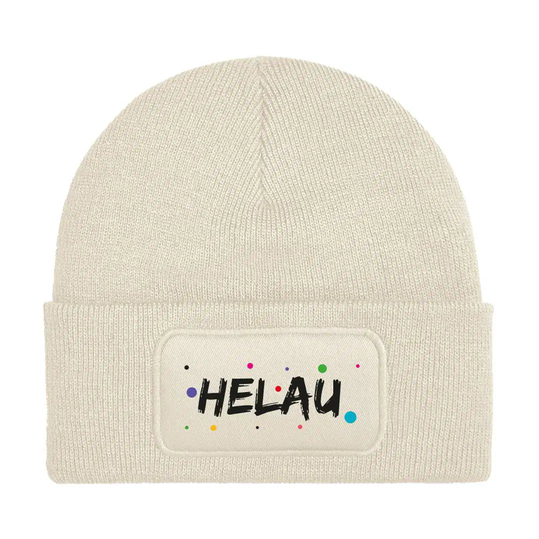 Bild: Beanie Mütze - Helau Geschenkidee