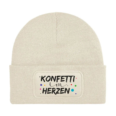 Bild: Beanie Mütze - Konfetti im Herzen Geschenkidee