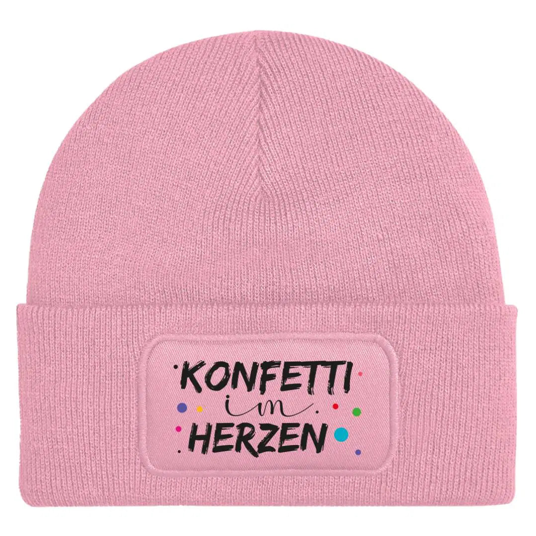 Bild: Beanie Mütze - Konfetti im Herzen Geschenkidee