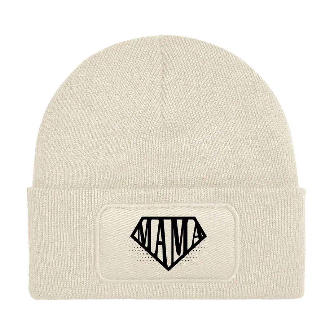 Bild: Beanie Mütze - Mama (Superheldin) Geschenkidee
