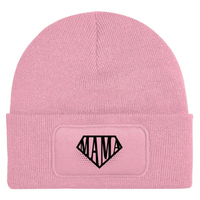 Bild: Beanie Mütze - Mama (Superheldin) Geschenkidee