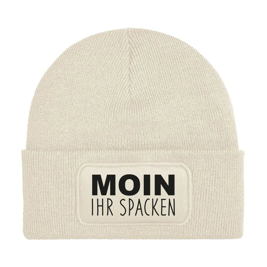 Bild: Beanie Mütze - Moin ihr Spacken Geschenkidee