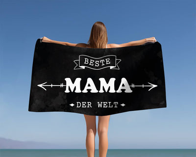 Beste Mama der Welt - Handtuch & Strandtuch