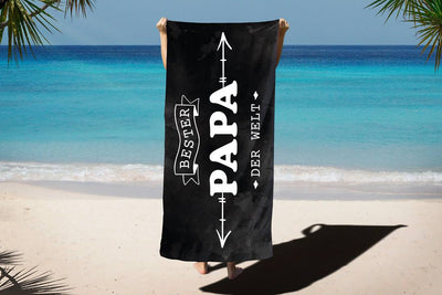 Bester Papa der Welt - Handtuch & Strandtuch