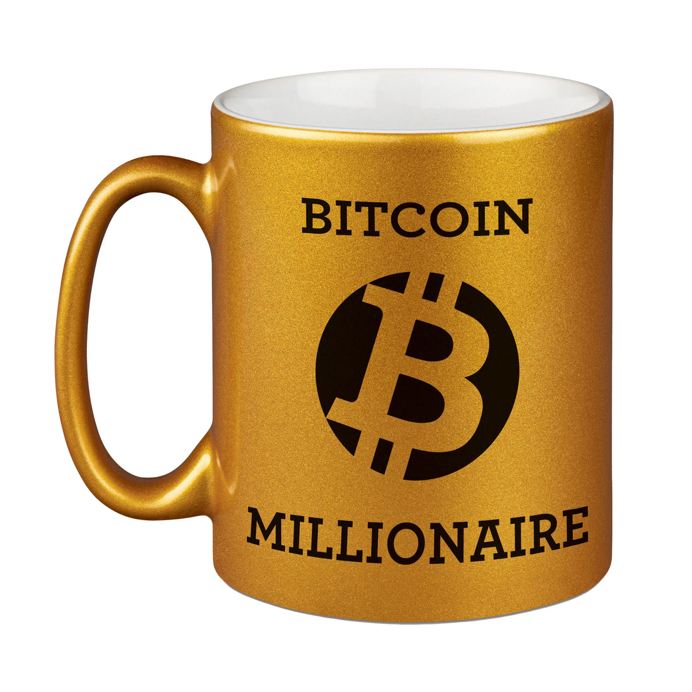 Tasse - Bitcoin Millionaire - BTC -Goldtasse