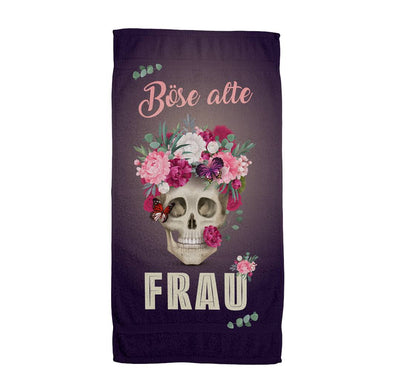 Böse alte Frau - Handtuch & Strandtuch