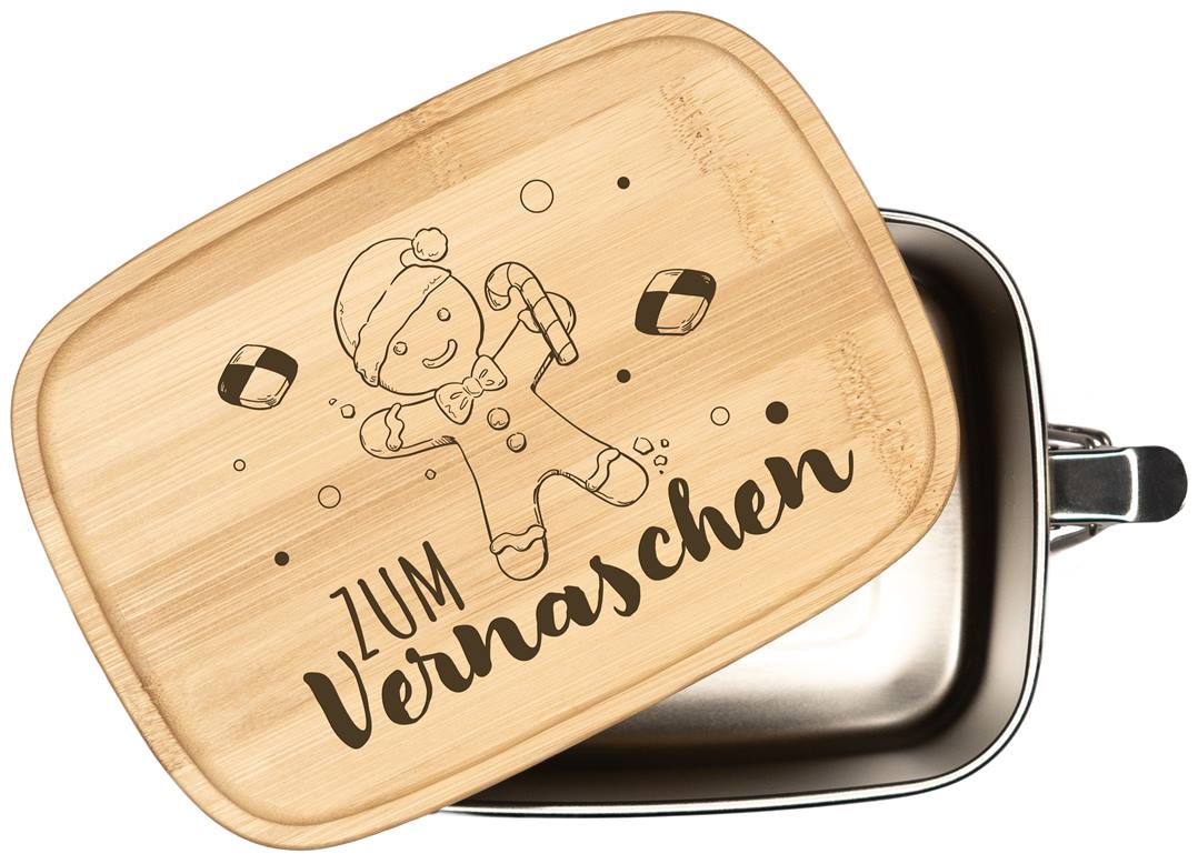 Brotdose - Zum Vernaschen (Lebkuchenmann)
