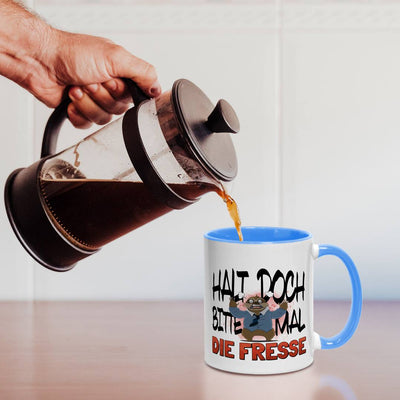Tasse - Halt doch bitte mal die Fresse - Ratzfatz das Faultier