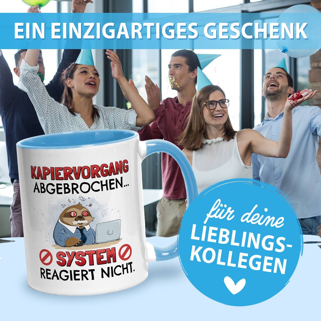 Tasse - Kapiervorgang abgebrochen... System reagiert nicht. - Ratzfatz das Faultier