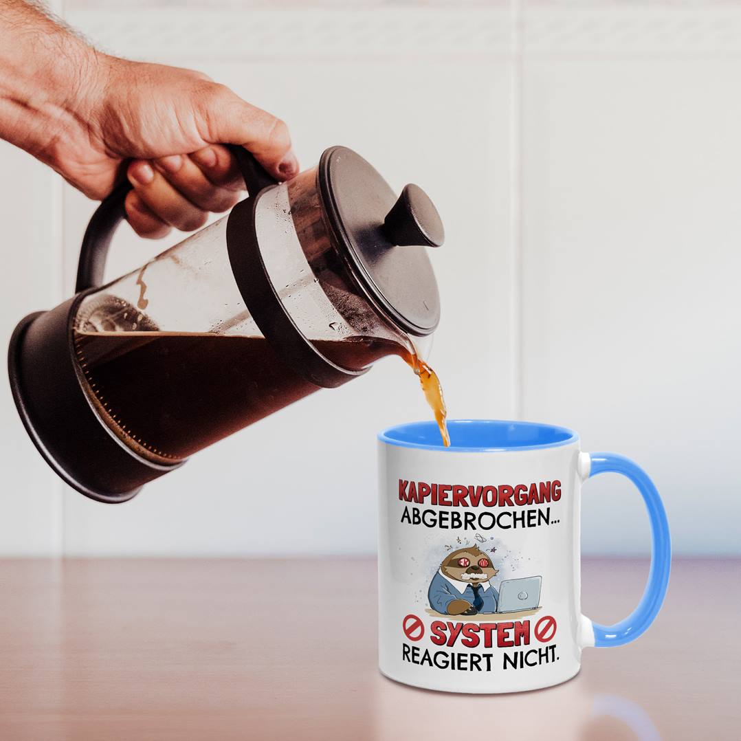 Tasse - Kapiervorgang abgebrochen... System reagiert nicht. - Ratzfatz das Faultier