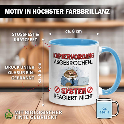 Tasse - Kapiervorgang abgebrochen... System reagiert nicht. - Ratzfatz das Faultier