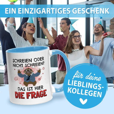 Tasse - Schreien oder nicht schreien? Das ist hier die Frage - Ratzfatz das Faultier