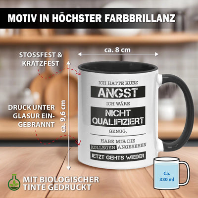 Tasse - Ich hatte kurz Angst ich wäre nicht qualifiziert genug. Habe mir die Kollegen angesehen - Jetzt gehts wieder.