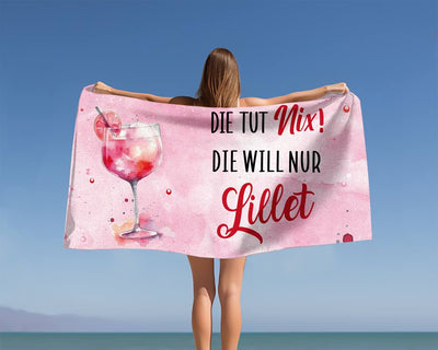 Die tut nix! Die will nur Lillet. - Handtuch & Strandtuch