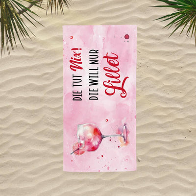 Die tut nix! Die will nur Lillet. - Handtuch & Strandtuch
